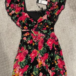 BCBG Floral Romper XXS - NWT